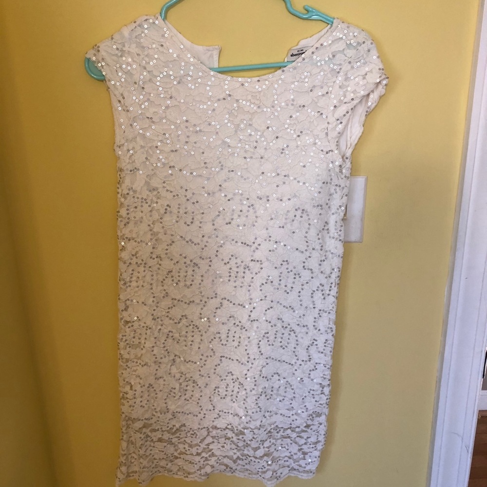 abercrombie kids lace shift dress